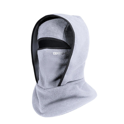 Winter Balaclava Face Mask - Cold Weather Windproof Fleece Lined Neck Gaiter, Multi-Functio Beanie Hat for Outdoor Activities Gray